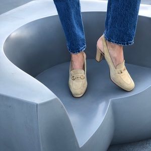 Gucci heeled loafers